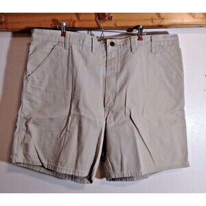 Carhartt Men's 44 Beige Canvas Shorts Vintage Union USA Made